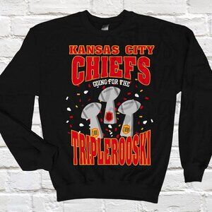Kansas City Chiefs Going For The Triplerooski, Chiefs Super Bowl Sweatshirt